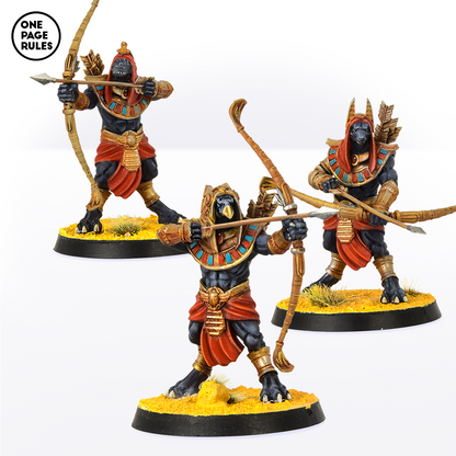 Guardian Statues (Bow) - Mummified Undead (3 Models)