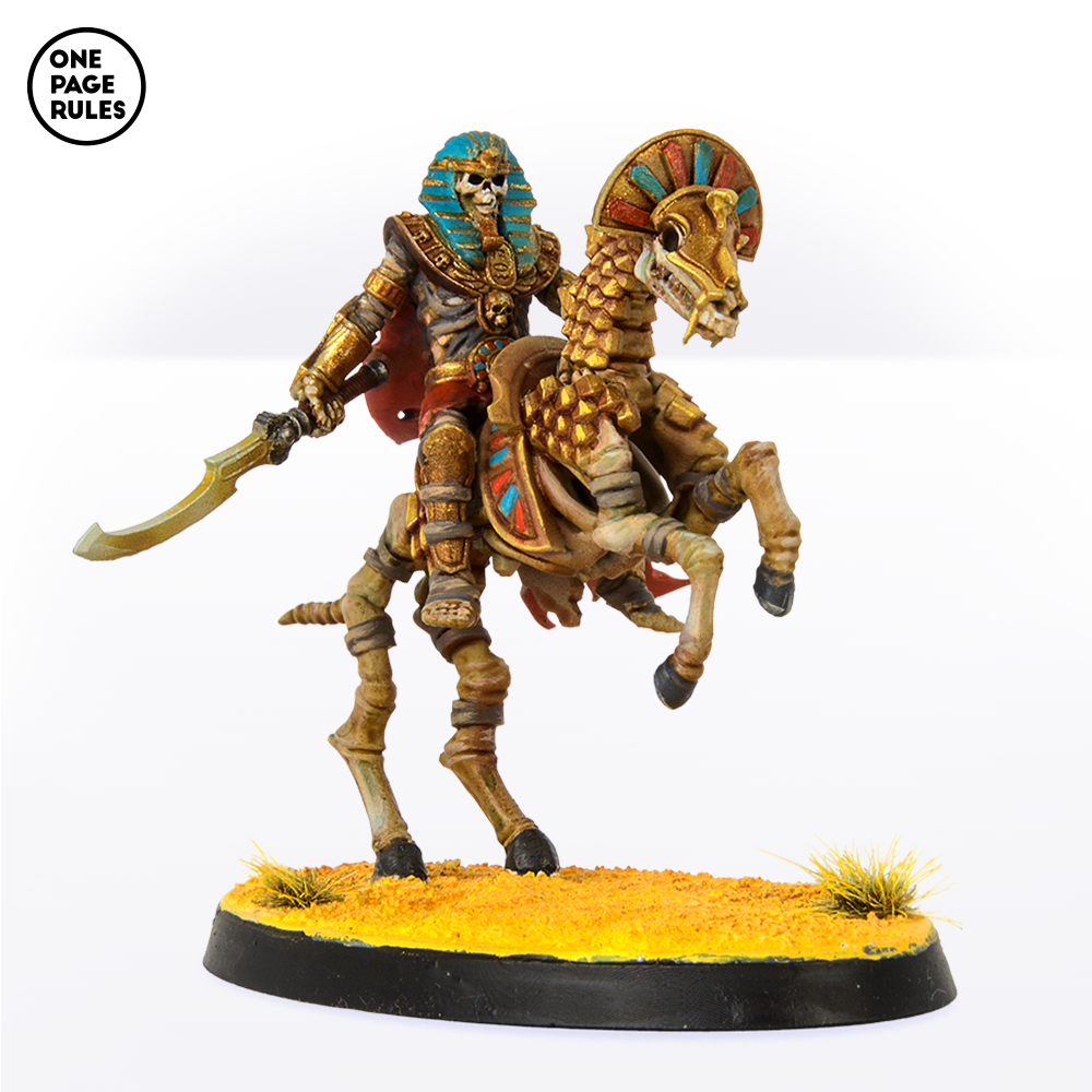 Royal Champion on Skeletal Steed (Monarch) [King] - Mummified Undead (1 Model)