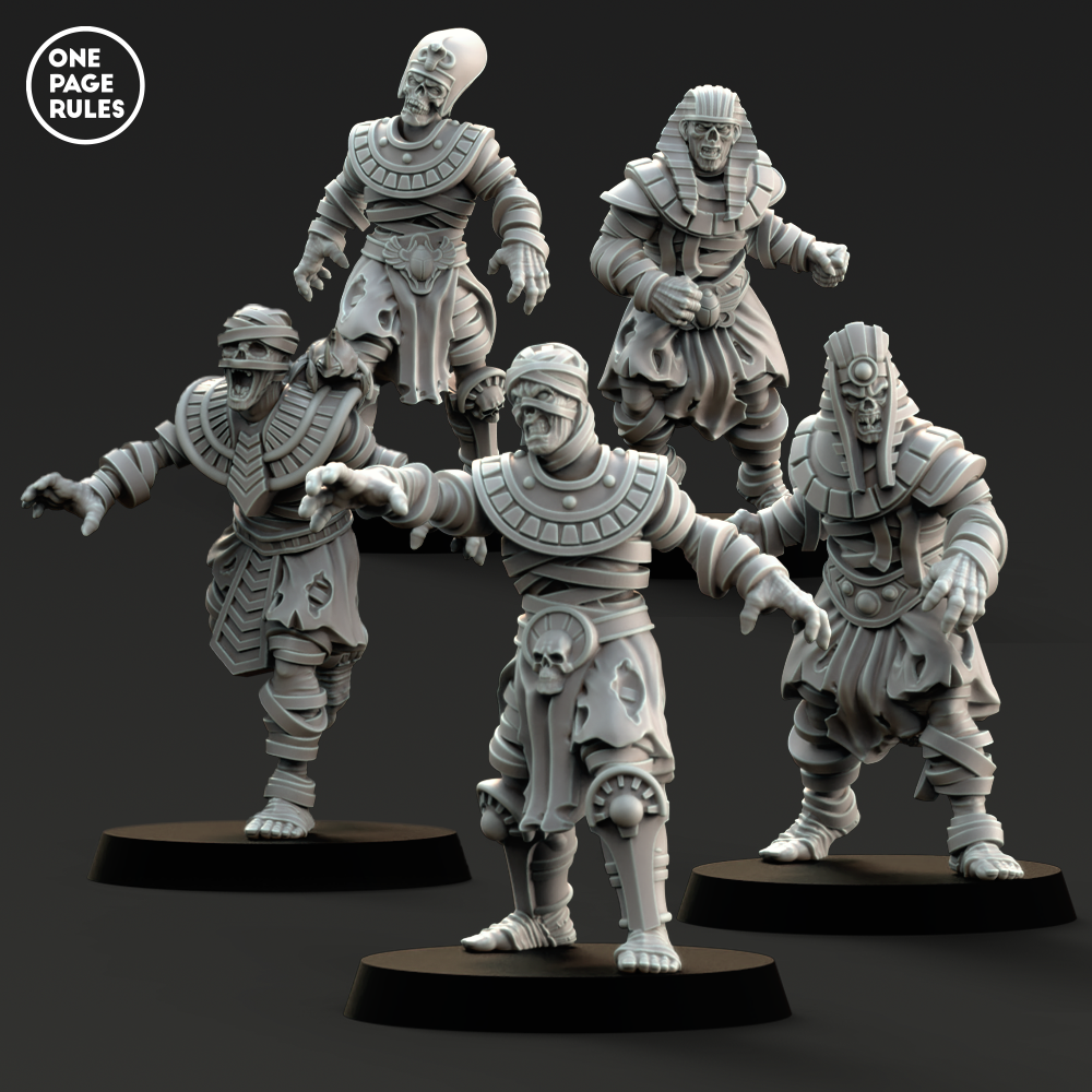 Mummies - Mummified Undead (5 Models)