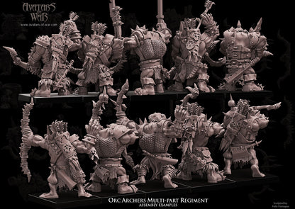 Orc Archers (Multi-Part Regiment) by Avatars of War