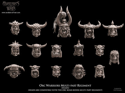 Orc Warriors (Multi-Part Regiment) by Avatars of War