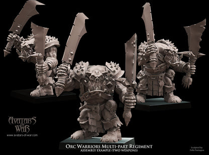 Orc Warriors (Multi-Part Regiment) by Avatars of War