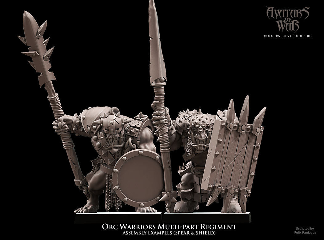 Orc Warriors (Multi-Part Regiment) by Avatars of War