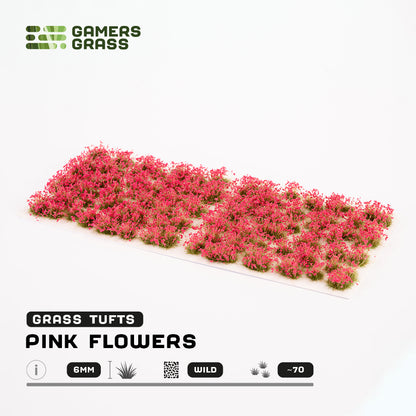 Pink Flowers 6mm - Wild Tufts By Gamers Grass