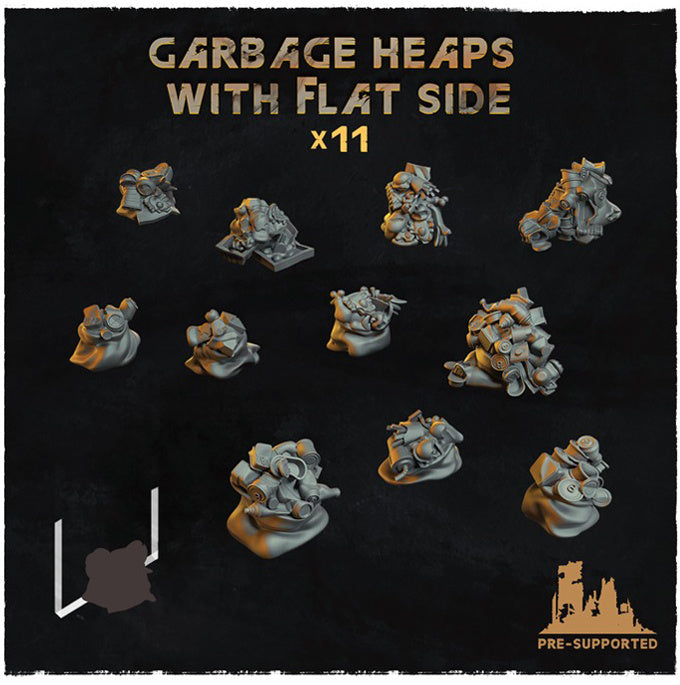 Flat Wall Garbage Piles