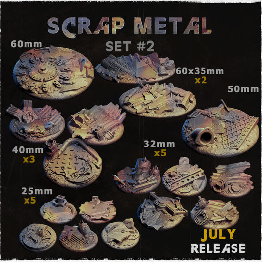 Scrap Metal Bases by Zabavka