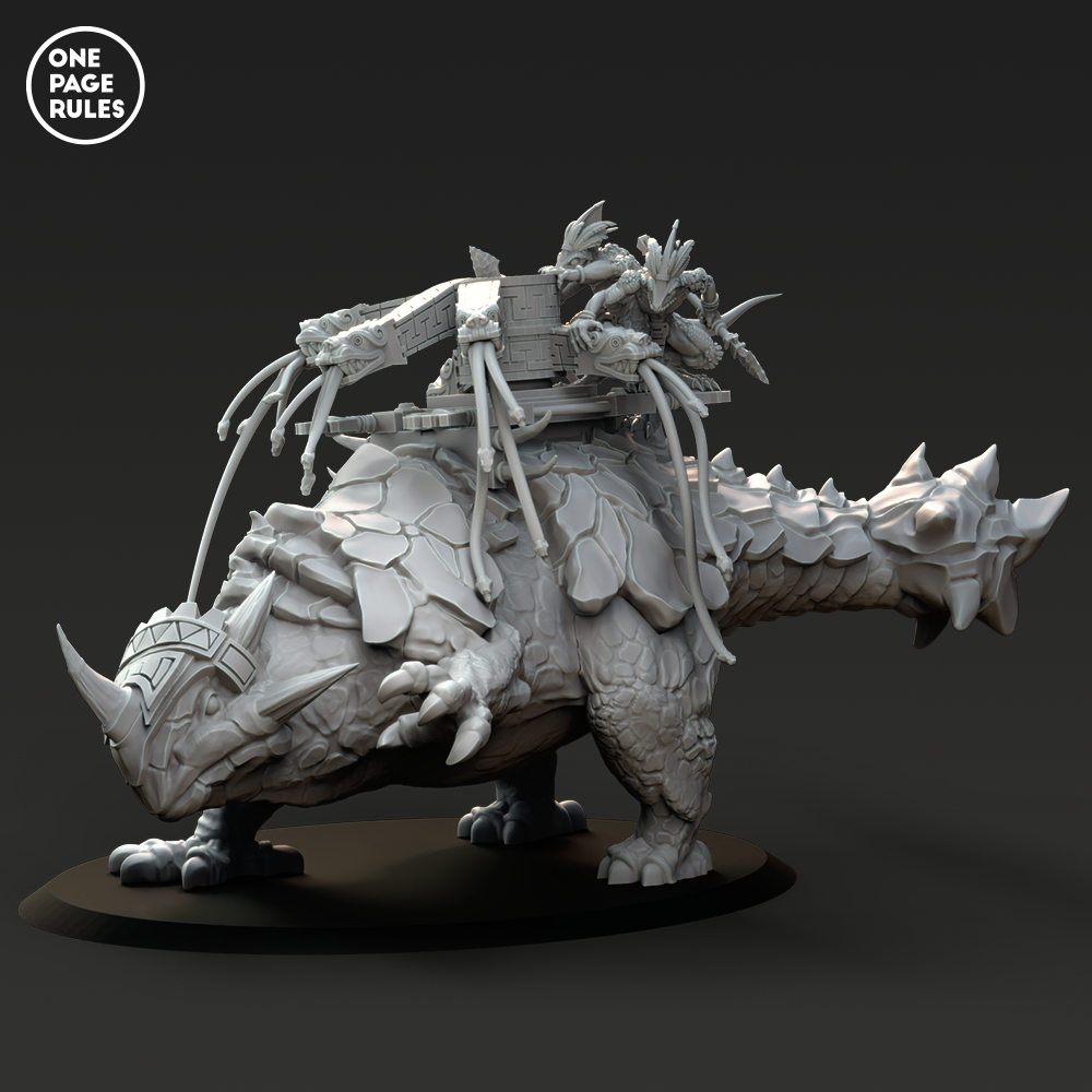 Ankylosaurus (Serpent Ark) - Saurians (1+3 Models)