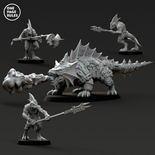 Dragon Lizard - Saurians (1+3 Models)