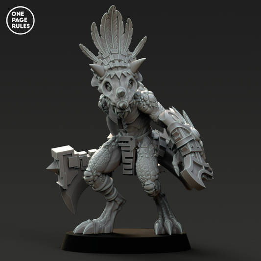 Gecko Champion (Chief) - Saurians (1 Model)