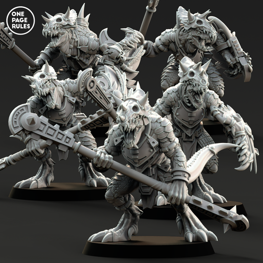 Saurian Guardians (Great Weapon) - Saurians (5 Models)