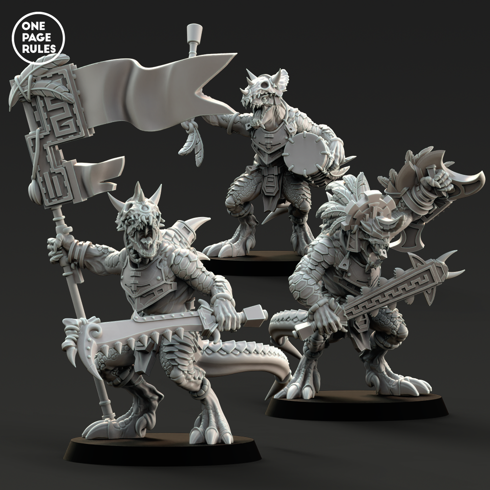 Saurian Guardians Command - Saurians (3 Models)