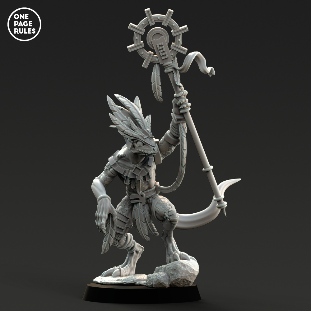 Gecko Champion (Priest) - Saurians (1 Model)