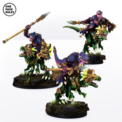 Raptor Riders (Lance) - Saurians (3 Models)