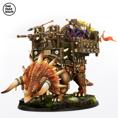 Triceratops (Blowpipe) - Saurians (1+4 Models)