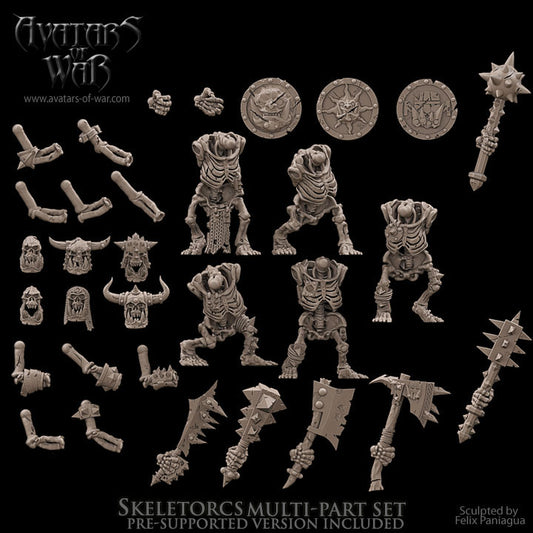 Orc Skeletons (Multi-Part Regiment) by Avatars of War