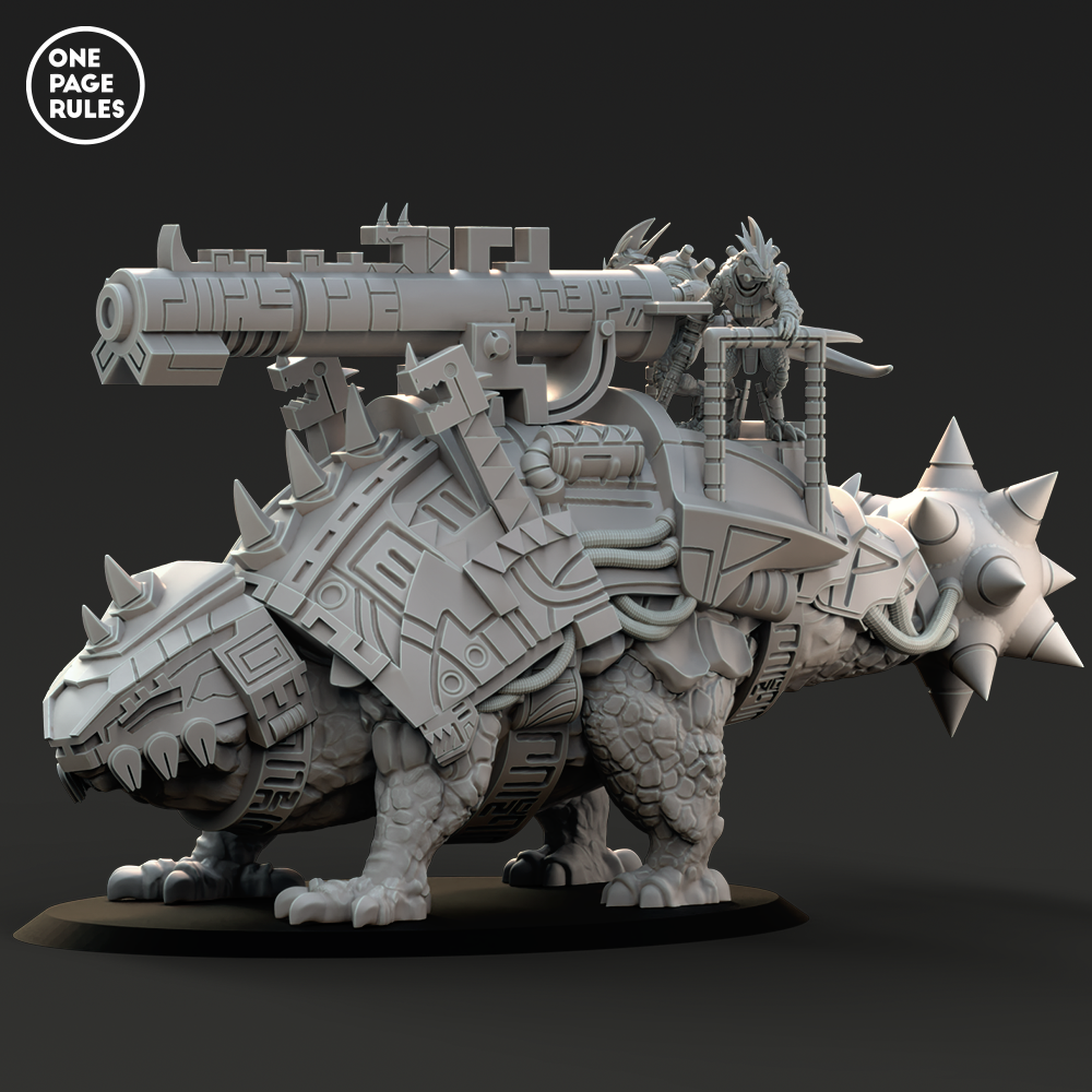 Ankylosaurus (Plasma Burster) - Saurian Starhost (1+2 Models)