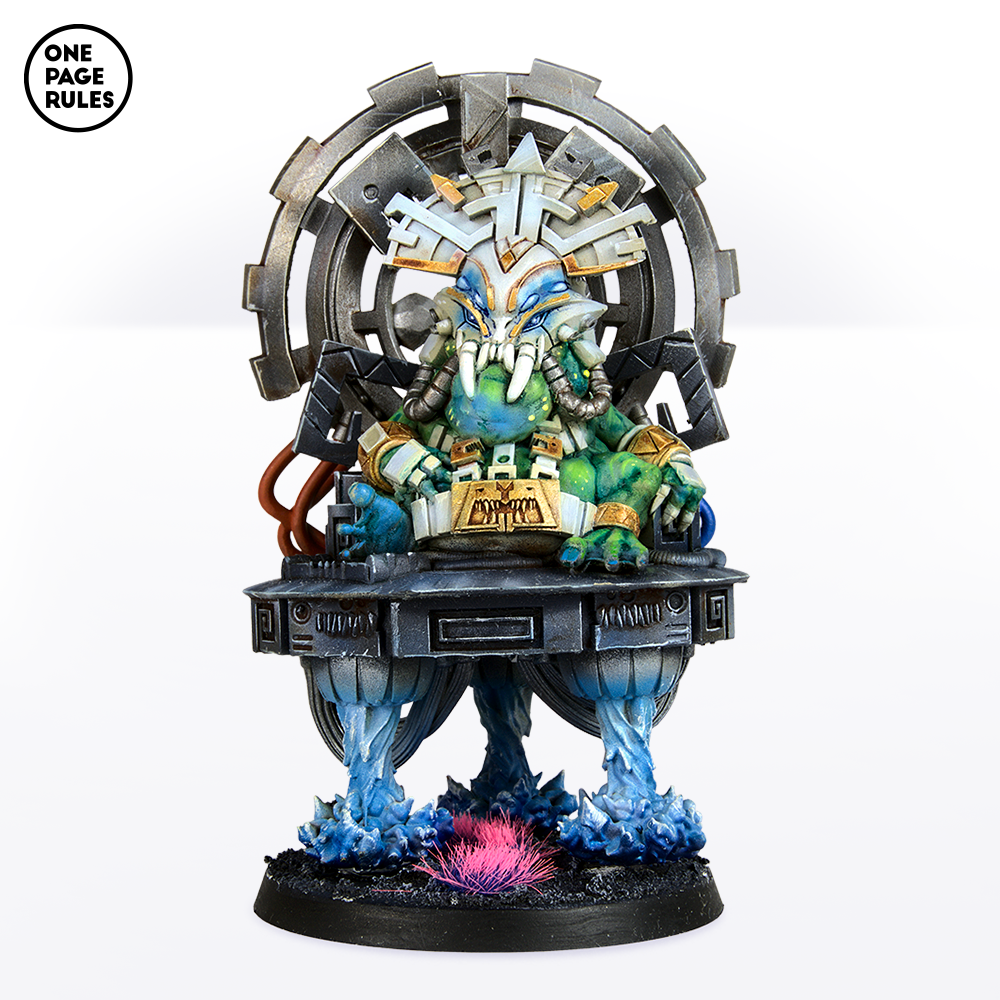 Frog-Mage on Cyber Palanquin - Saurian Starhost (1 Model)