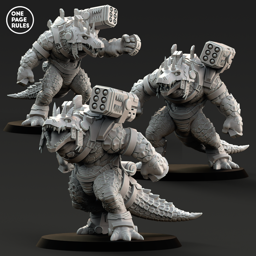 Gators (Knuckle)- Saurian Starhost (3 Models)