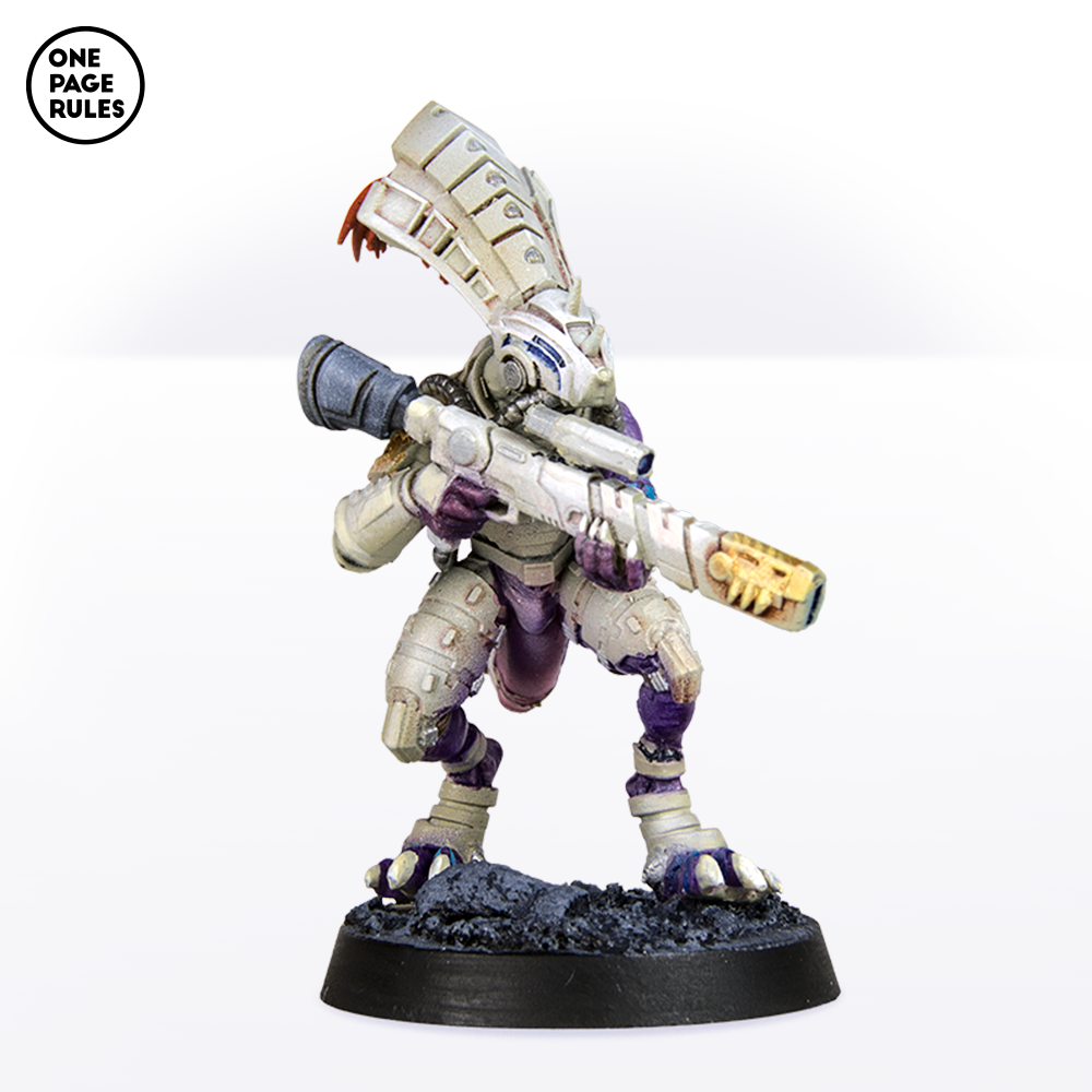 Gecko Champion (Chief, Sniper) - Saurian Starhost (1 Model)