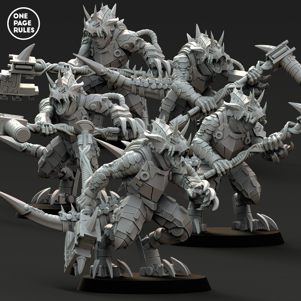 Saurian Guardians (Hammer) - Saurian Starhost (5 Models)