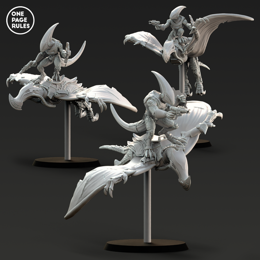 Dactyl Riders (Ripjaw Breed) - Saurian Starhost (3 Models)