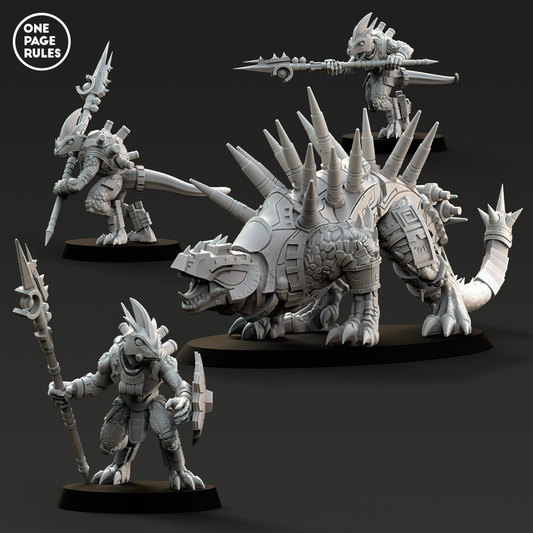 Spiked Lizard - Saurian Starhost (1+3 Models)