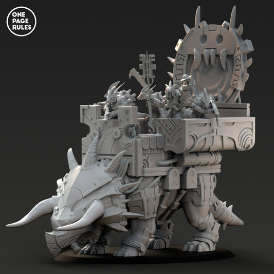 Triceratops (Priest) - Saurian Starhost (1+5 Models)