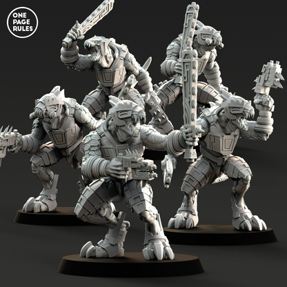 Saurian Warriors (Pistol) - Saurian Starhost (5 Models)