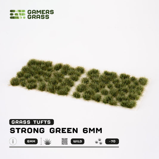 Strong Green 6mm - Wild Tufts By Gamers Grass