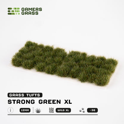 Strong Green XL 12mm - Wild Tufts By Gamers Grass