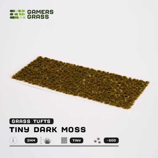 Dark Moss 2mm - Tiny Tufts By Gamers Grass
