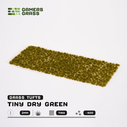 Dry Green 2mm - Tiny Tufts By Gamers Grass