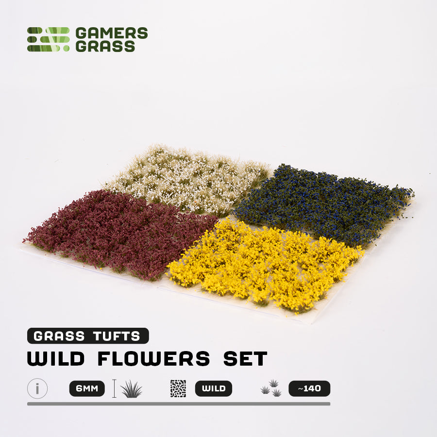 Wild Flowers Set - Wild Tufts By Gamers Grass