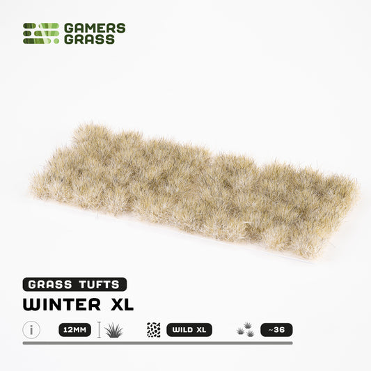 Winter XL 12mm - Wild Tufts By Gamers Grass