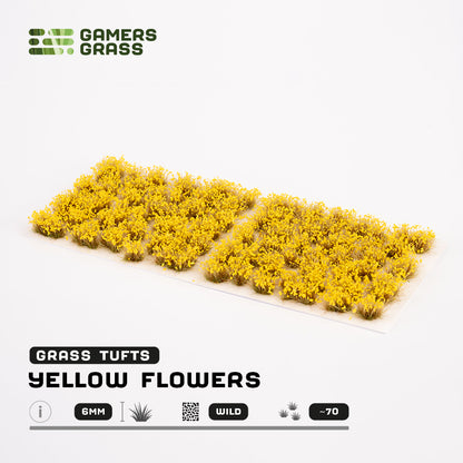 Yellow Flowers 6mm - Wild Tufts By Gamers Grass